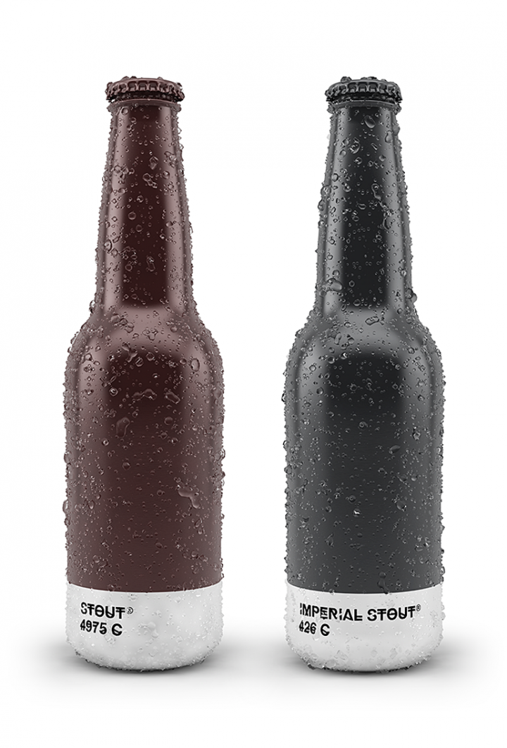 packaging stout imperial pantone bouteille