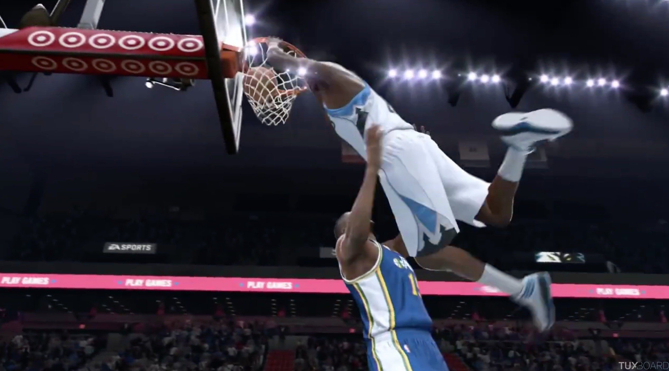 Video poster dunk Wiggins NBA