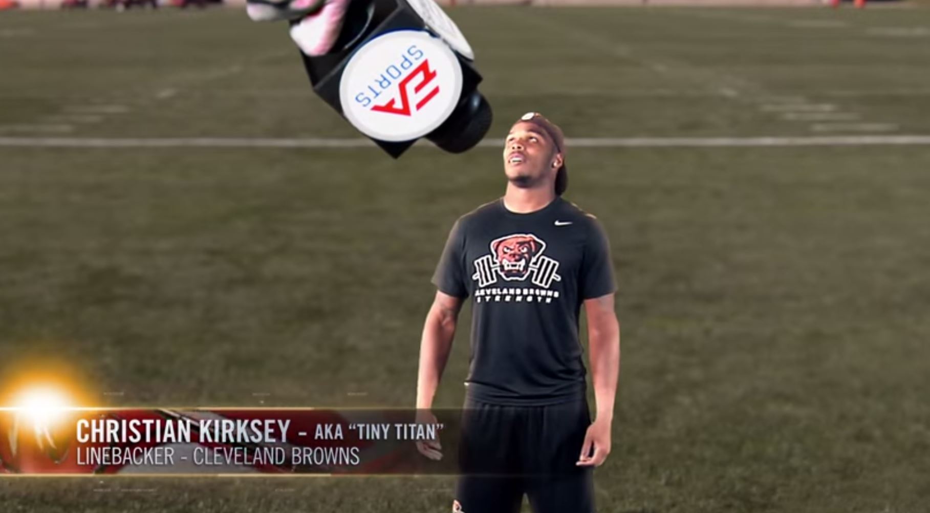Interview de christian kirksey football americain EA sports