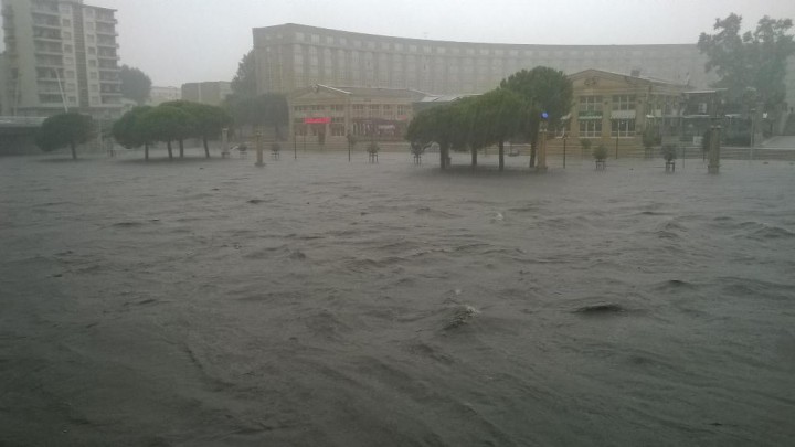 inondations spectaculaires montpellier