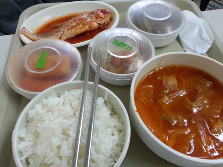 nourriture hopital Coree du Sud