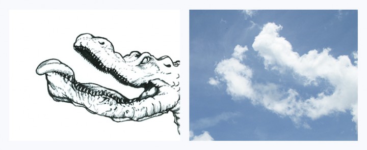 nuage crocodile