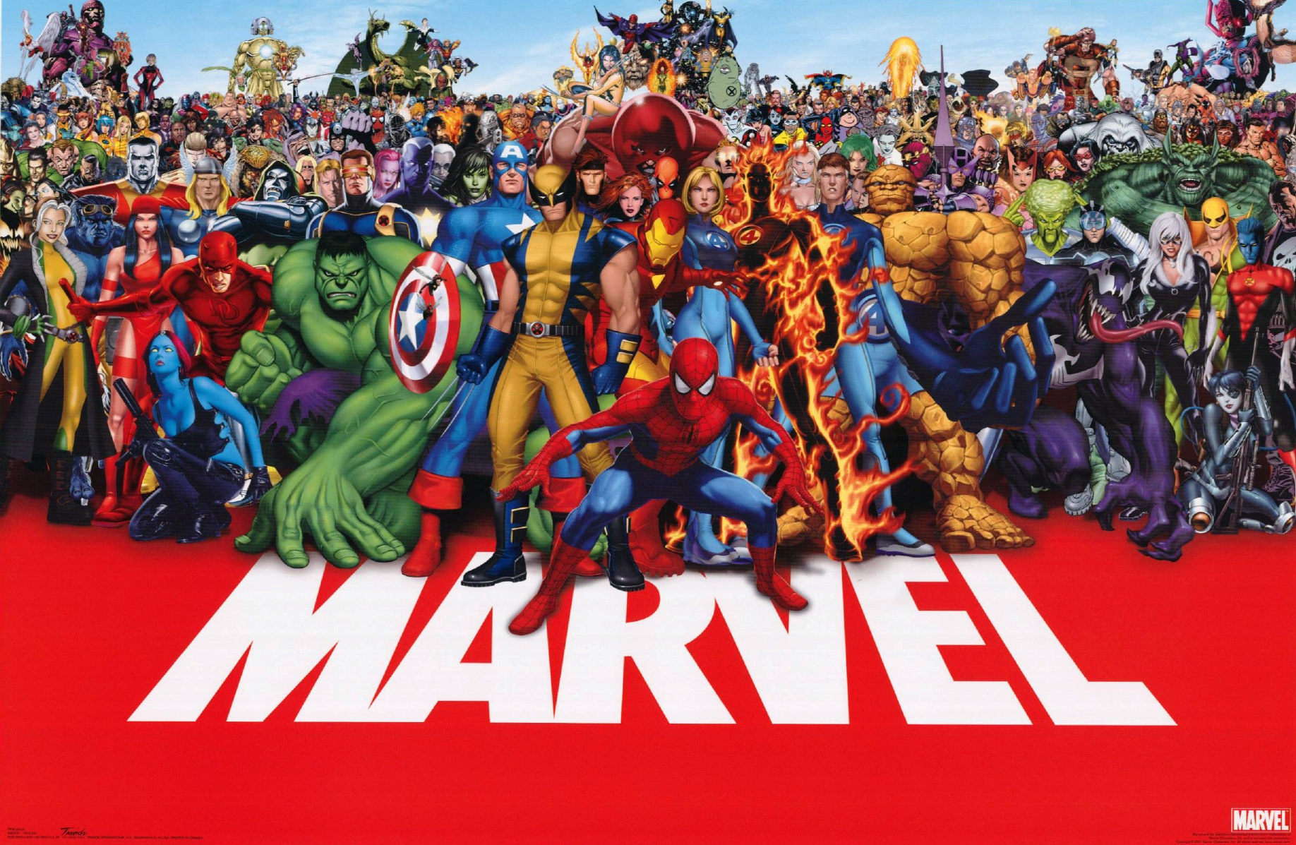 personnages marvel