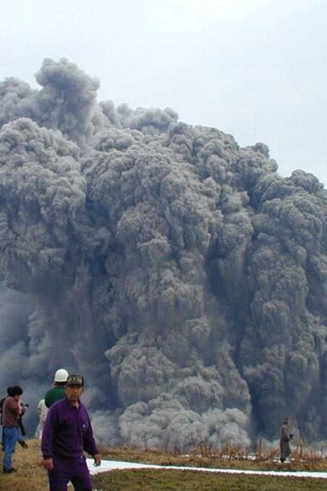randonneurs volcan japon mont ontake