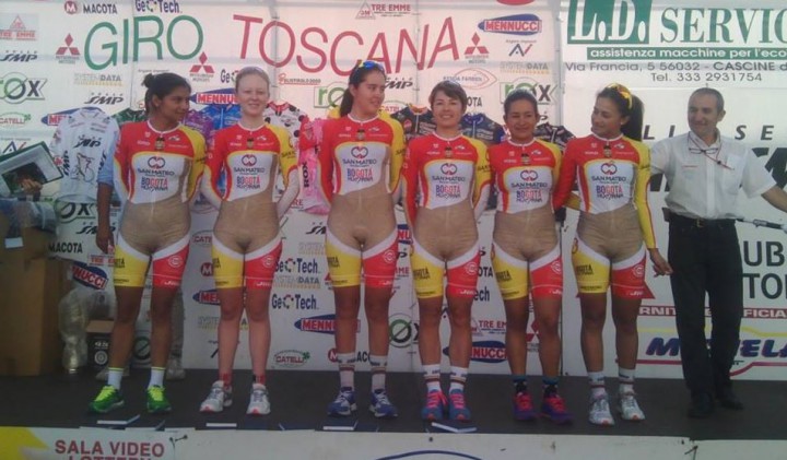 tenue osee equipe feminine cycliste colombie