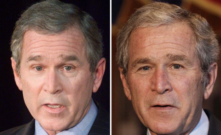 Georges W Bush Avant Après Mandat