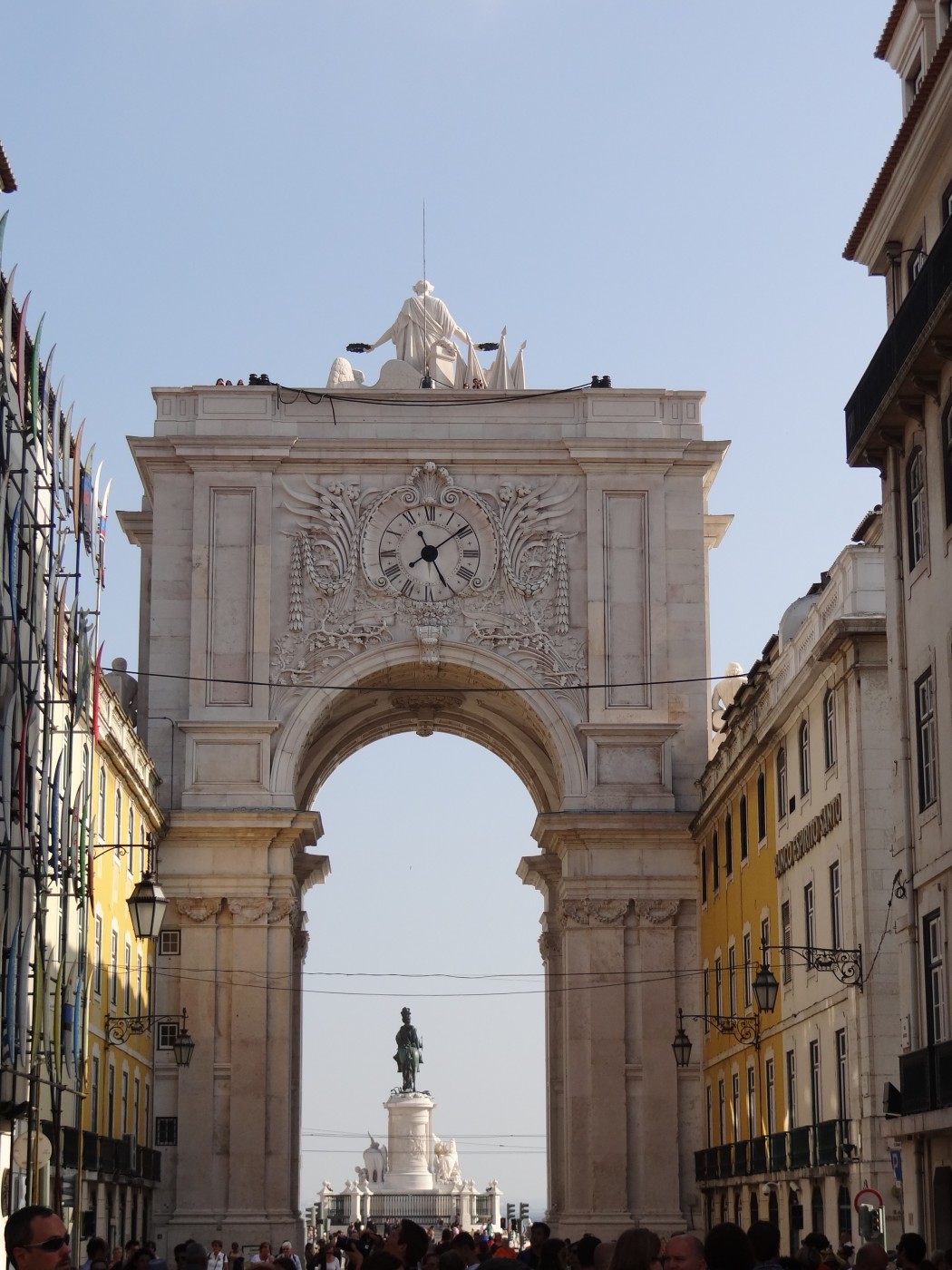 Lisbonne arche place du commerce