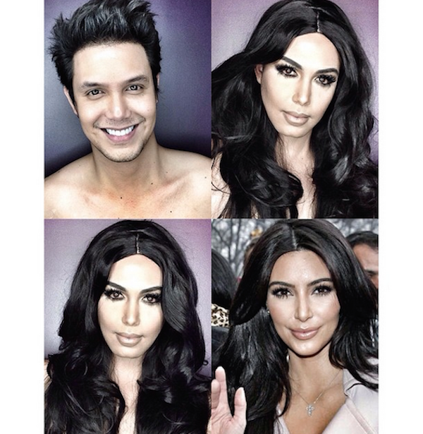 Maquillage star hollywood Kim Kardashian