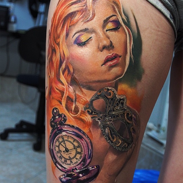 Valentina Ryabova tatouages realistes 2