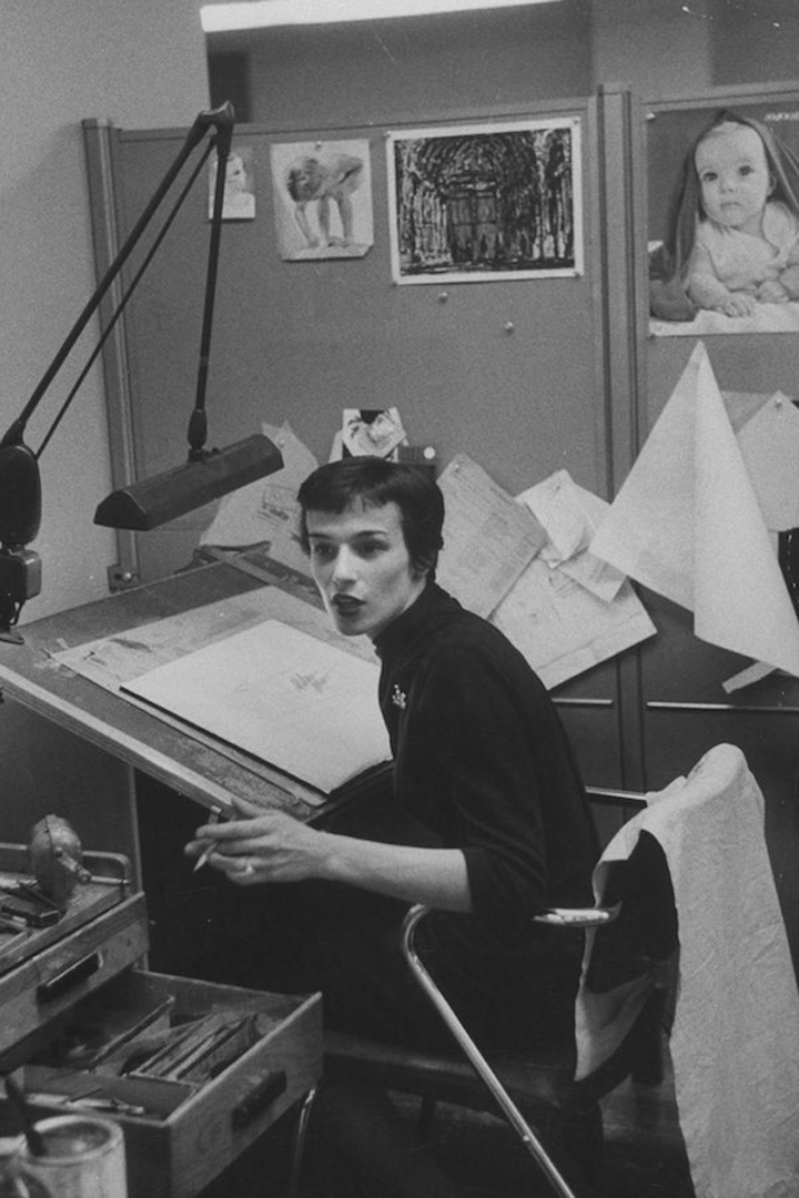 bureau femme 1957