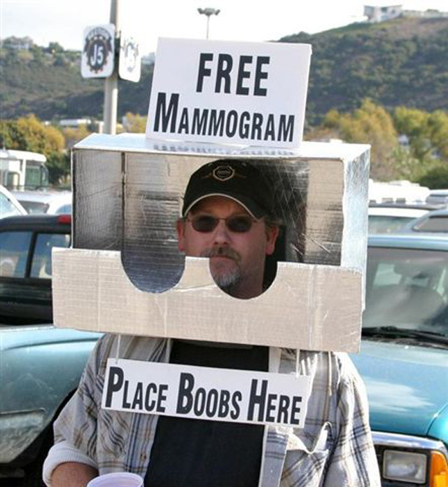 costume halloween fail mammogramme