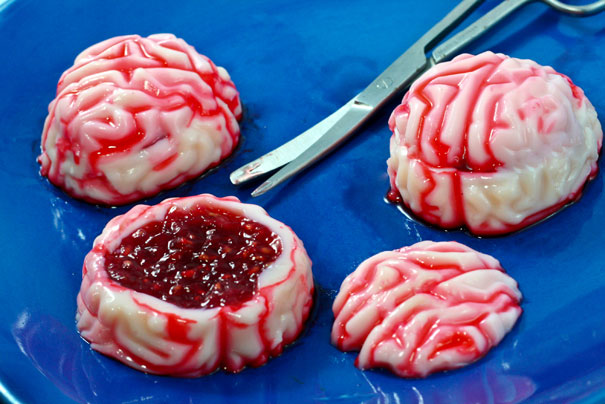 dessert en forme de cervelle