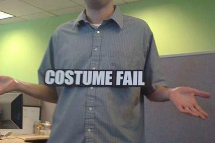 halloween costume fail