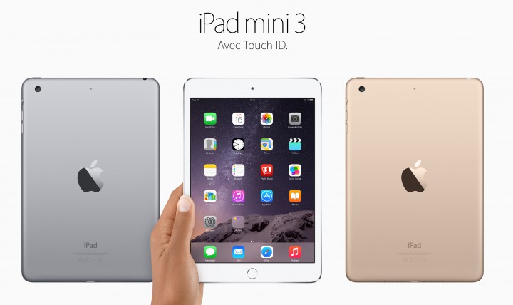 iPad Air 2 et iPad Mini 3 Touch ID