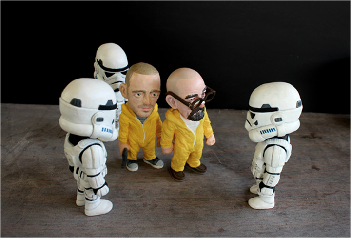 sculptures miniatures breaking bad stormtrooper