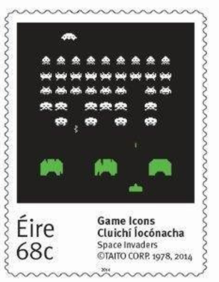 timbre irlande space invaders