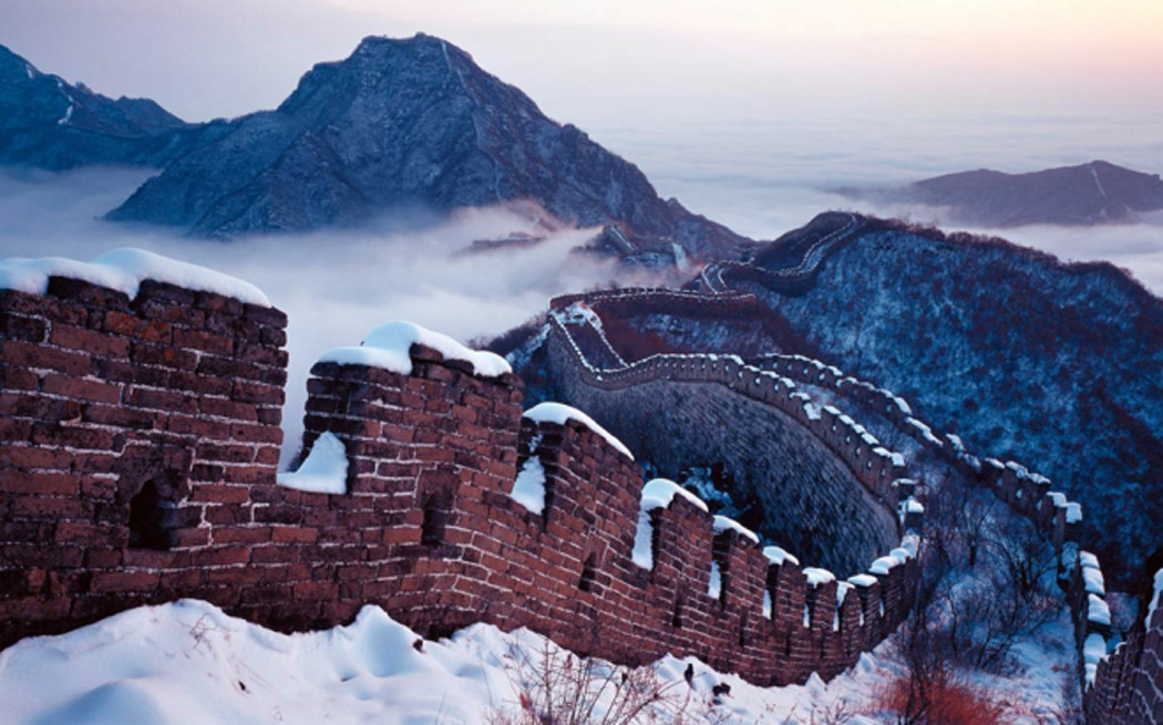 grande muraille de chine hiver