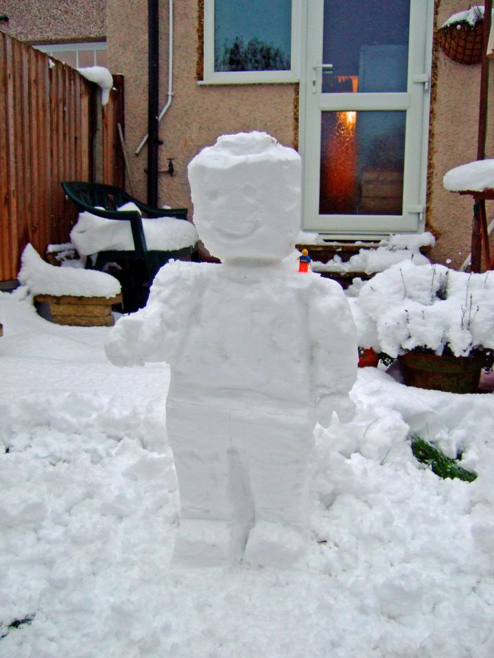 bonhomme de neige lego