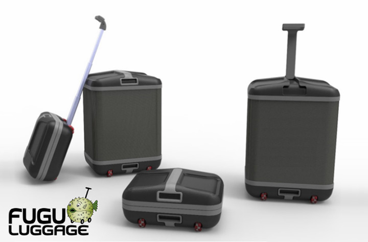 fugu luggage valise taille variable 4