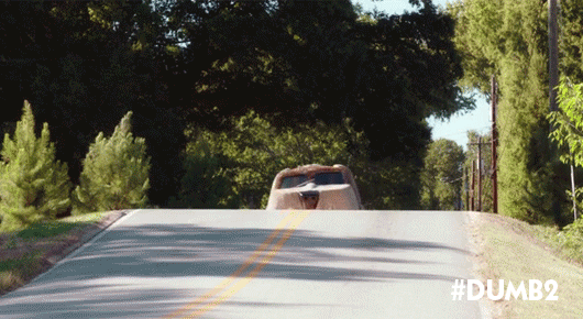 gifs animes dumb and dumber de voiture