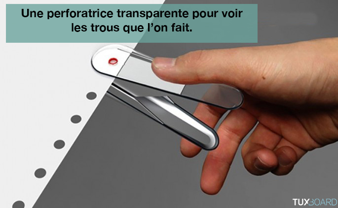 invention perforatrice transparente