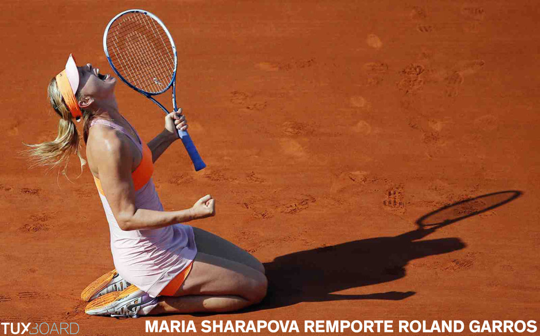photo sport 2014 maria sharapova roland garros