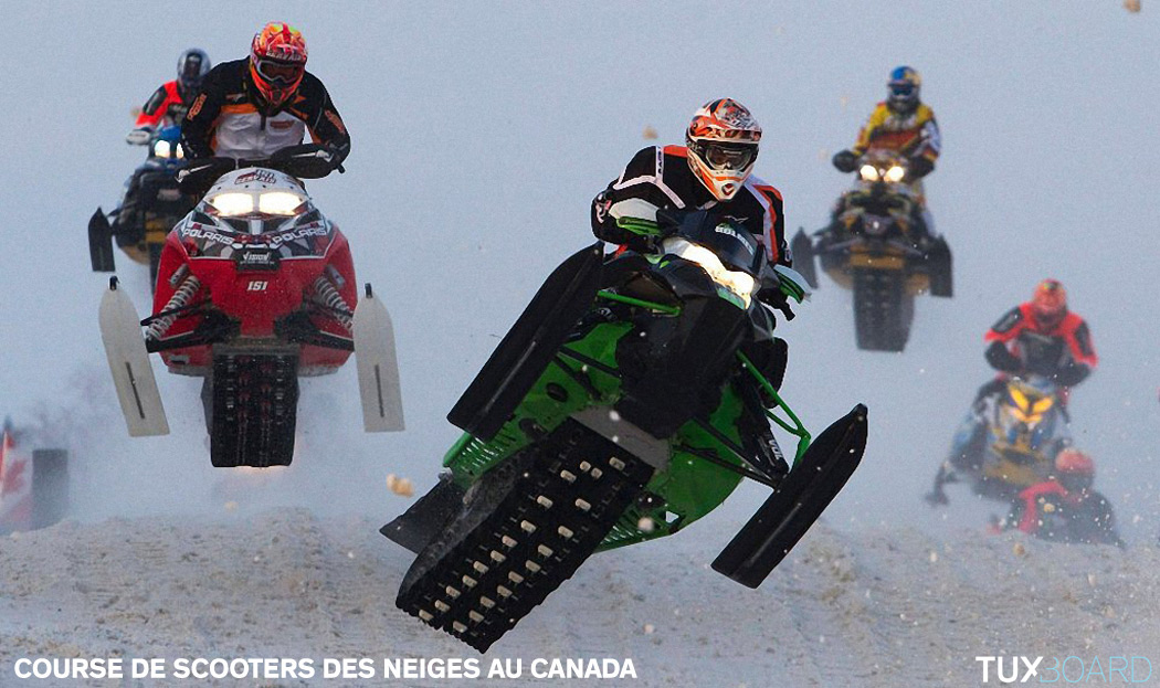 photo sport 2014 scooter neige