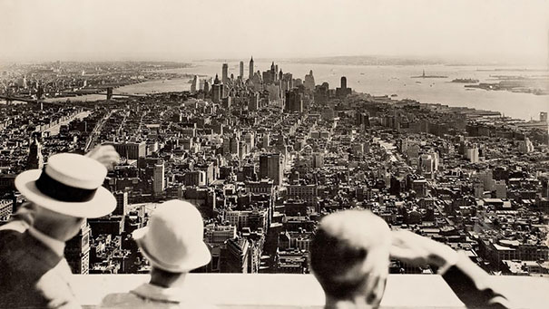 photos rares 20eme siecle Empire State Building lors de son ouverture en 1931