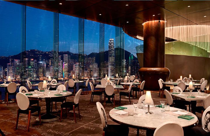 restaurant cadre exceptionnel felix hong kong