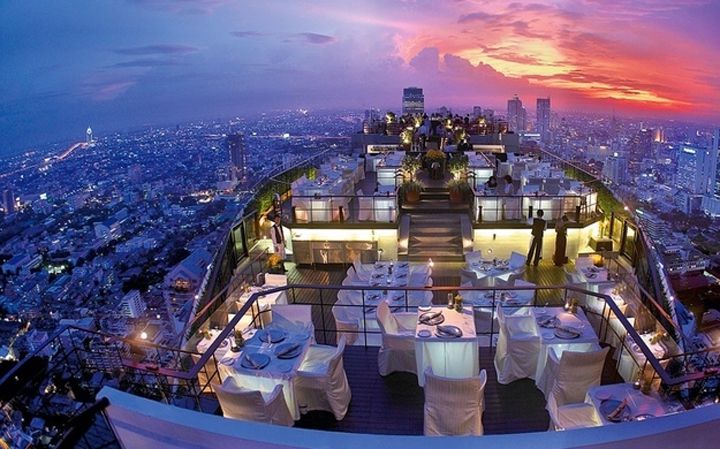 restaurant cadre exceptionnel vertigo thailande