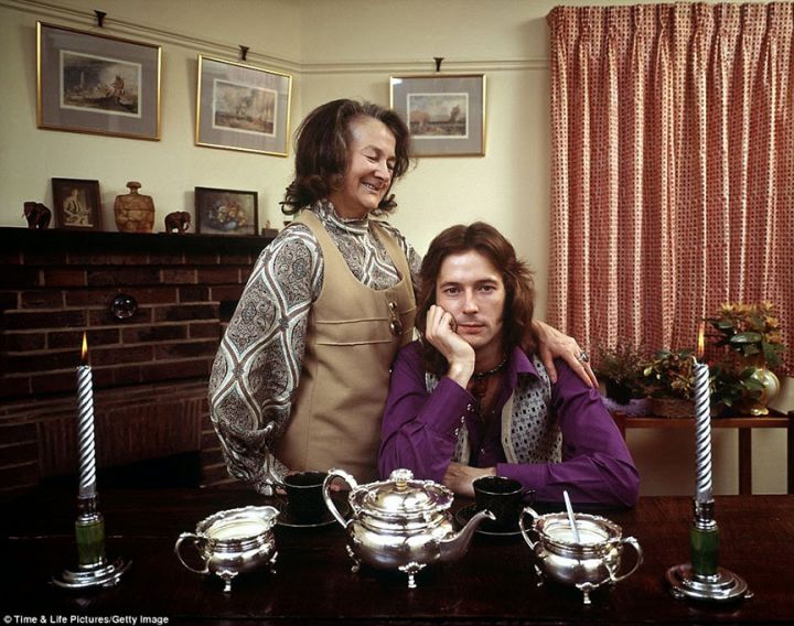 Eric Clapton et maman