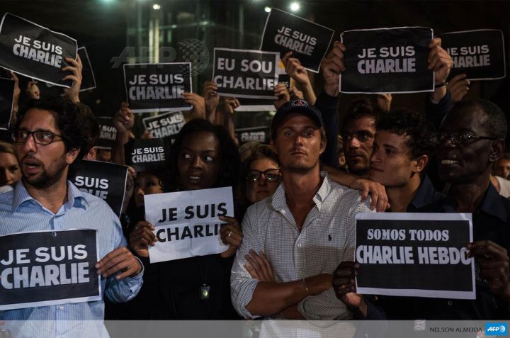 Rassemblements charlie hebdo Sao Paulo
