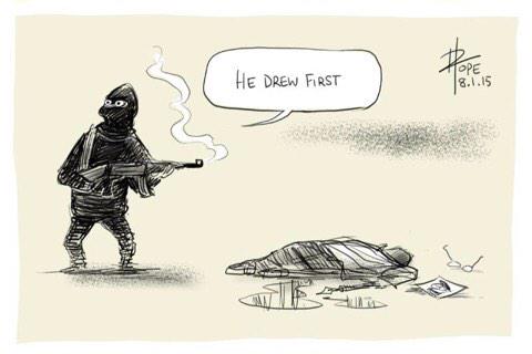 charlie hebdo dessin caricature attaque terroriste