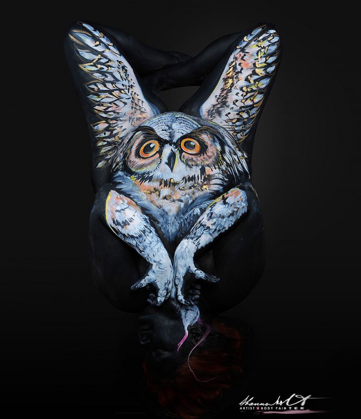 shannon holt body painting animaux (13)