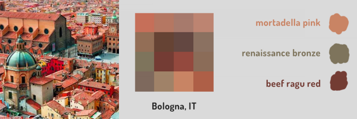 villes couleurs bologna