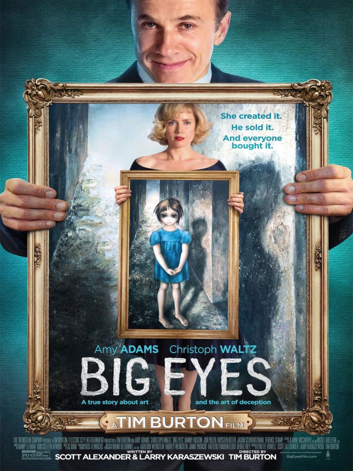 Big Eyes bande annonce Tim Burton affiche