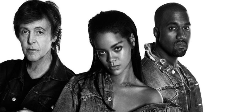 FourFiveSeconds Rihanna Kanye West Paul McCartney