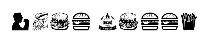Hamburger typographie
