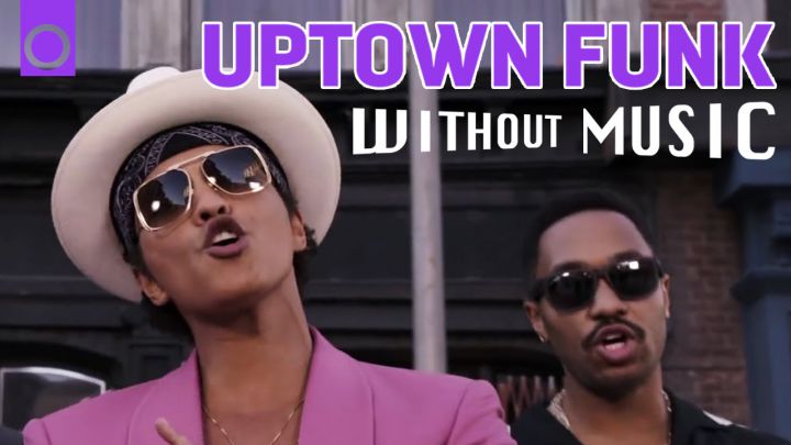Uptown Funk sans la musique