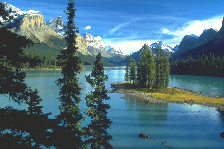 photo lac maligne canada