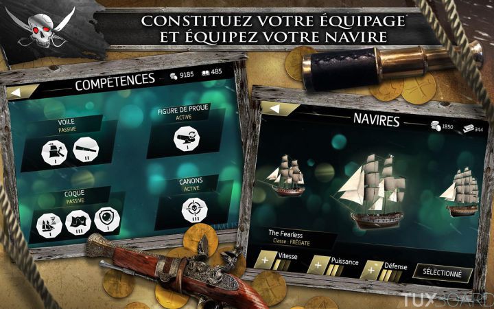 Assassins creed pirates equipage et navire