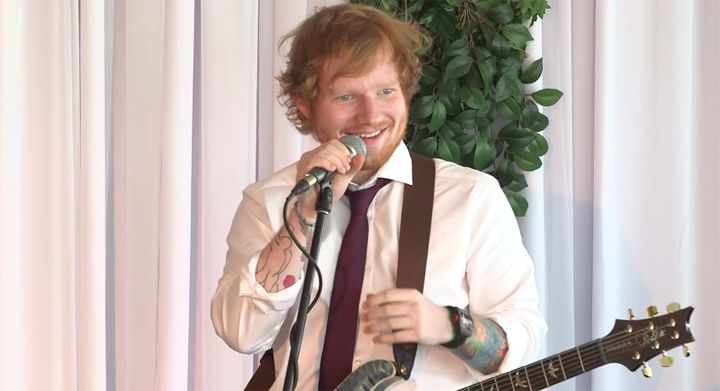 Ed Sheeran surprise mariage