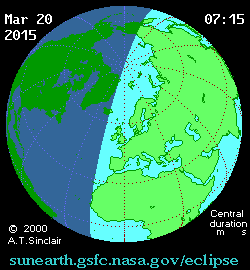 Evolution eclipse solaire 20 mars 2015