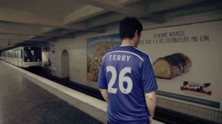 Happy PSG Fans Shove Terry Off Paris Metro Train