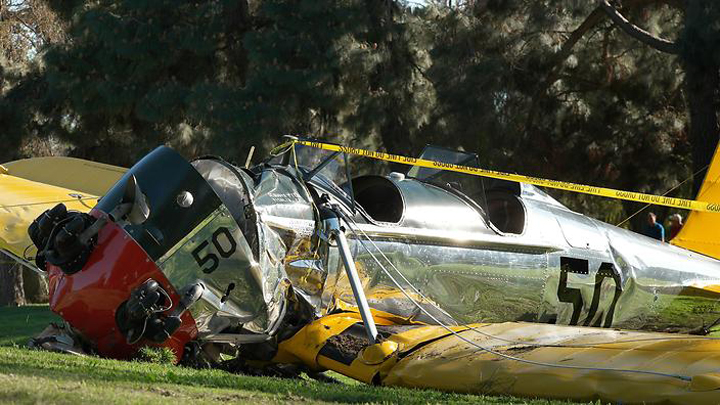 Harrison Ford blesse crash avion (4)