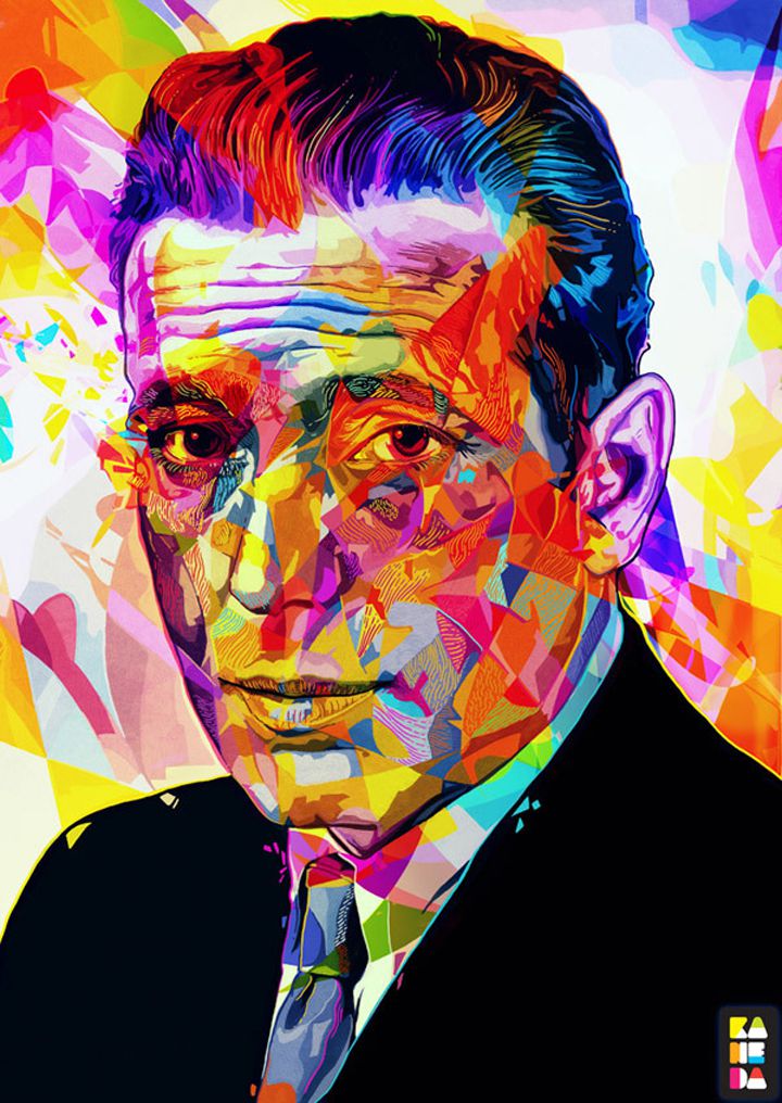 Kaneda portrait Humphrey Bogart