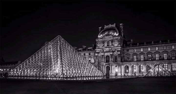 Time Lapse Paris Nuit Louvre
