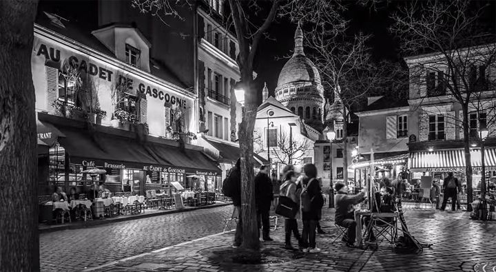 Time Lapse Paris Nuit Montmartre