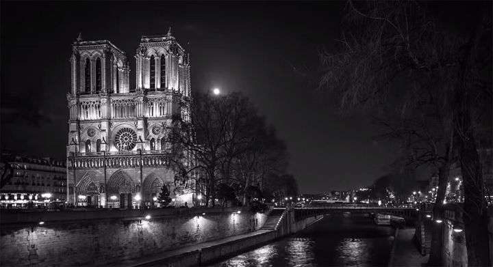Time Lapse Paris Nuit Notre-Dame