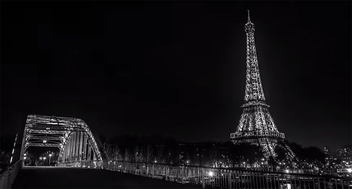 Time Lapse Paris Nuit Tour Eiffel